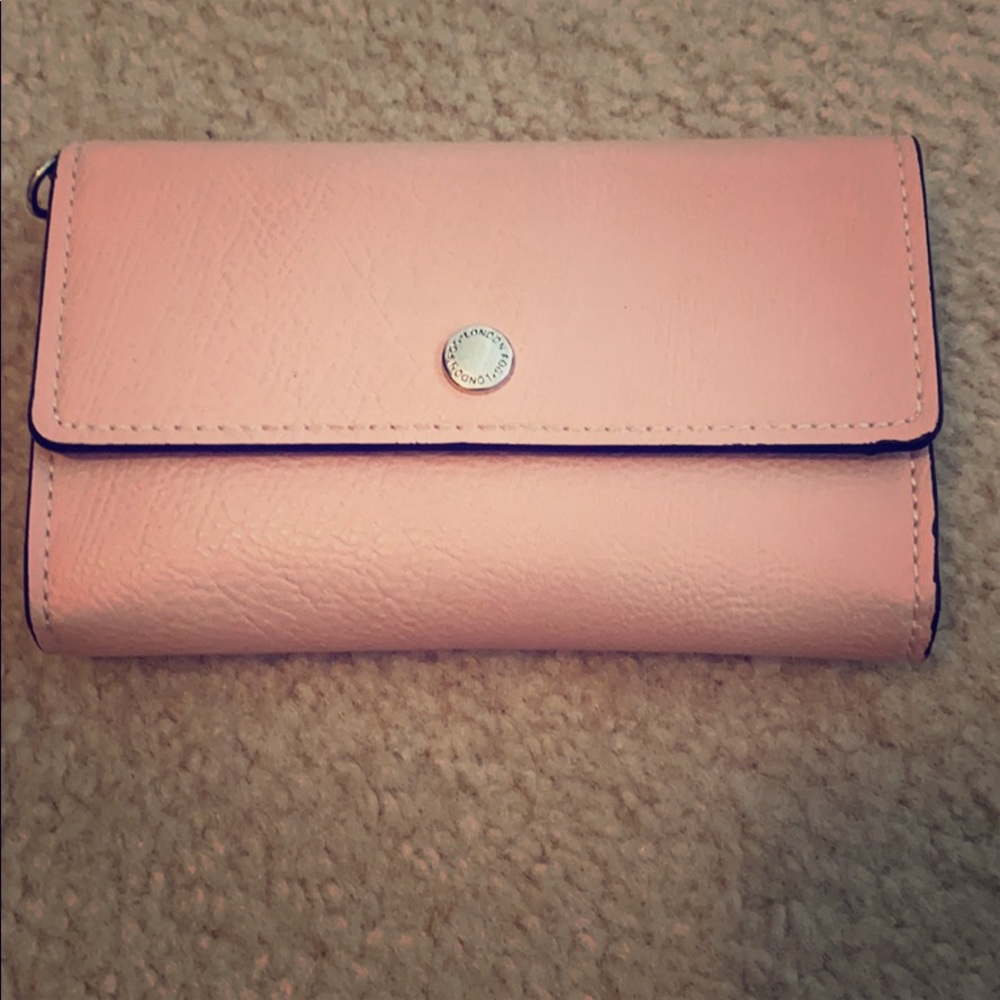Blush PINK Leather Wallet